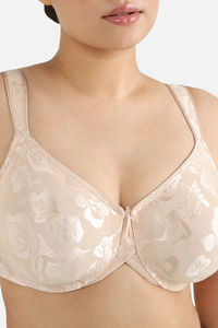 Wacoal Single Layered Wired Full Coverage Super Support Bra - Naturally Nude — thumbnail 5